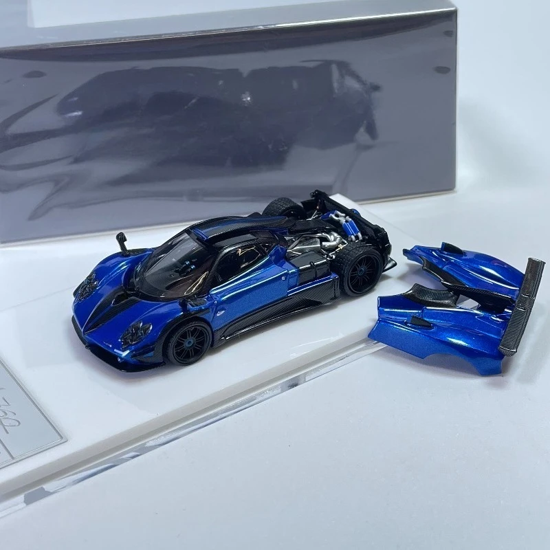 Модель автомобиля Pagani Zonda 760 с жестким верхом, масштаб 1:64, открытая версия, из сплава, имитационная модель-украшение. (art.: 3920d8efbf676) - 3920d8efbf676