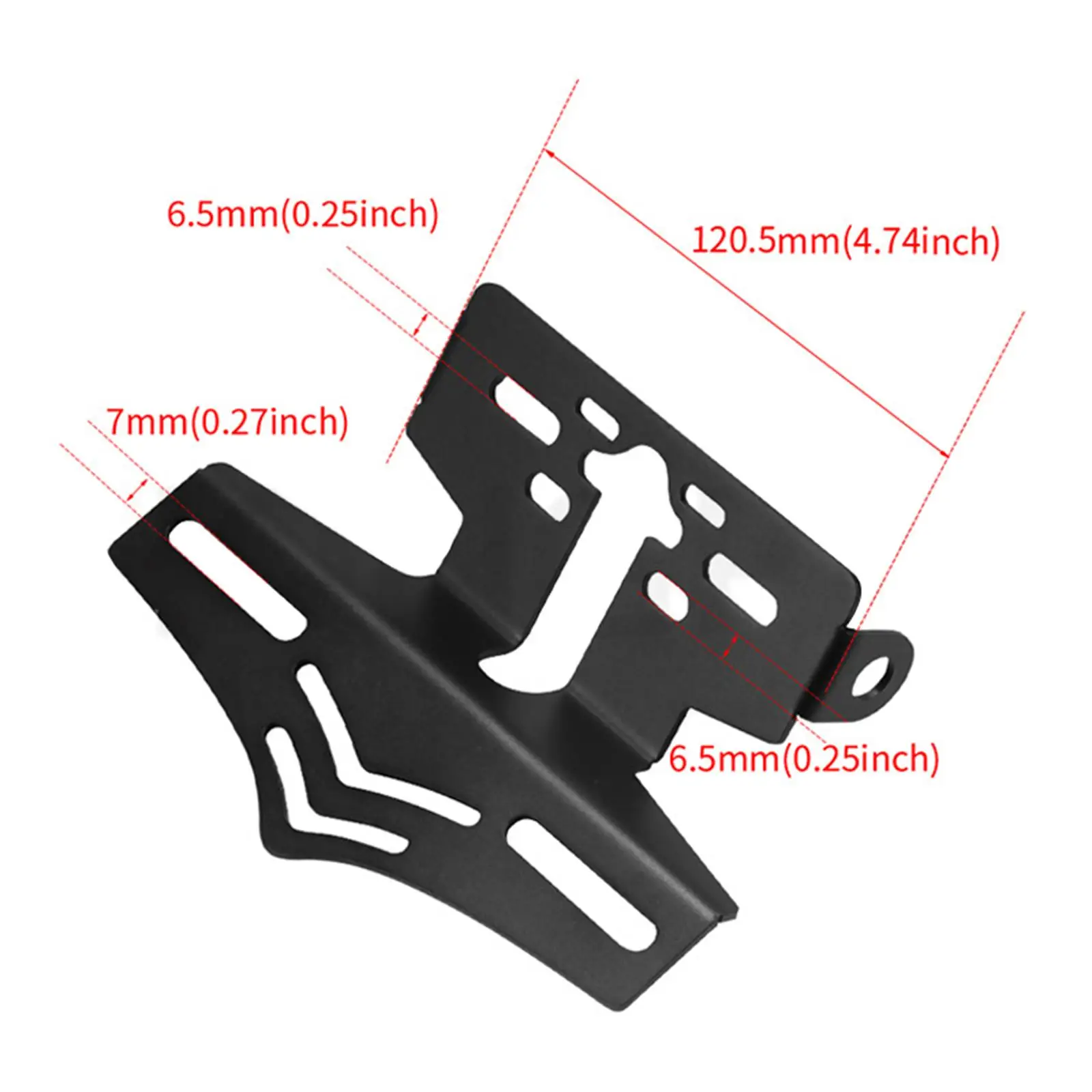 

Refitting Tail Lamp Bracket Modification Accessories Decoration Durable Solid License Plate Holder for Electric Motorcycle