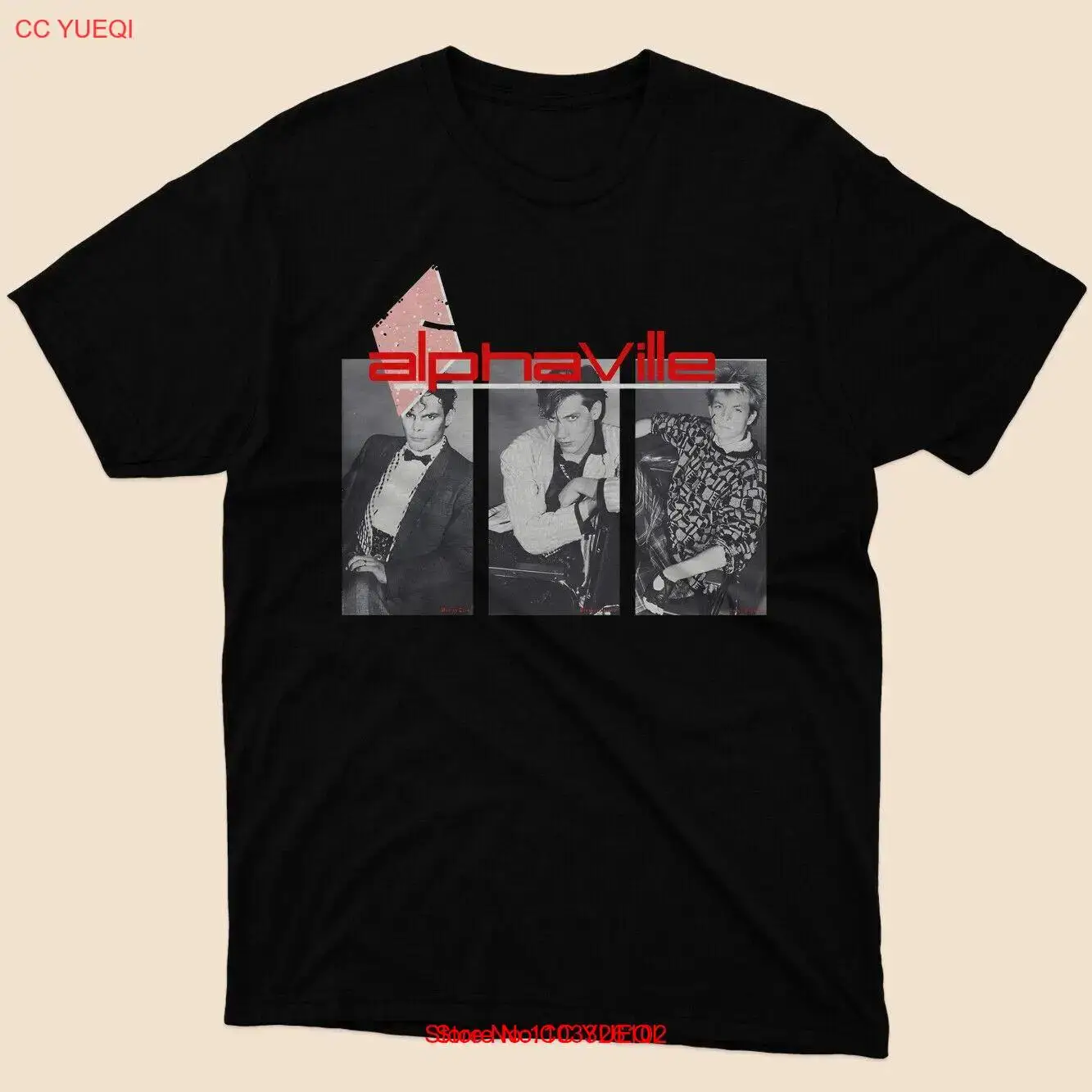 Limited Alphaville group music synth-pop T-shirt Black Size S to 5XL