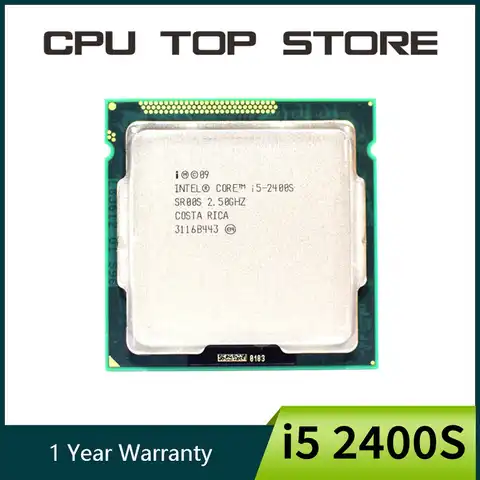 Бывший в употреблении процессор Intel Core i5 2400S 2,5 ГГц четырехъядерный процессор 6 Мб 65 Вт LGA 1155