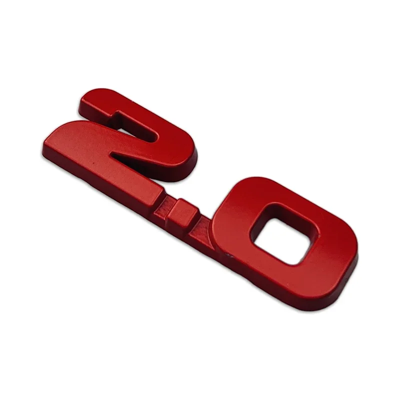 Металлический логотип 2.0 задняя боковая эмблема автомобиля наклейка для Audi Mazda