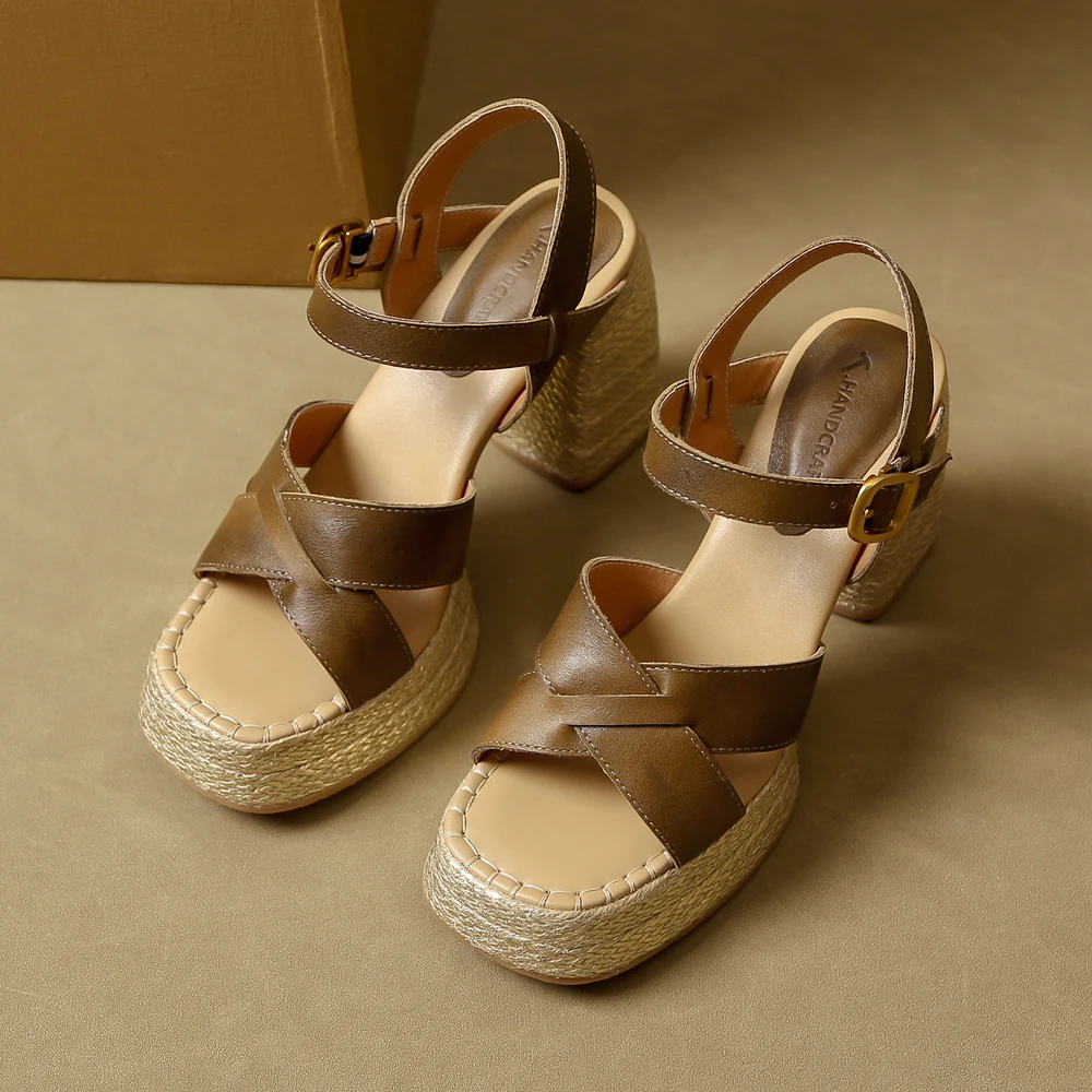 Женские босоножки из натуральной кожи 100%сабо с ремешкомженская кожаная обувь