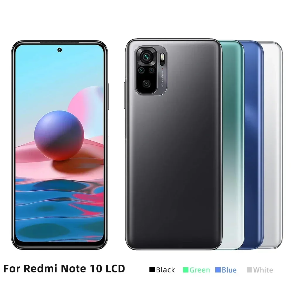 6 43 '' oled для Xiaomi Redmi Note 10 4g ЖК-дисплей M2101K7BG M2101K7BI M2101K7BNY M2101K7BL Замена дигитайзера