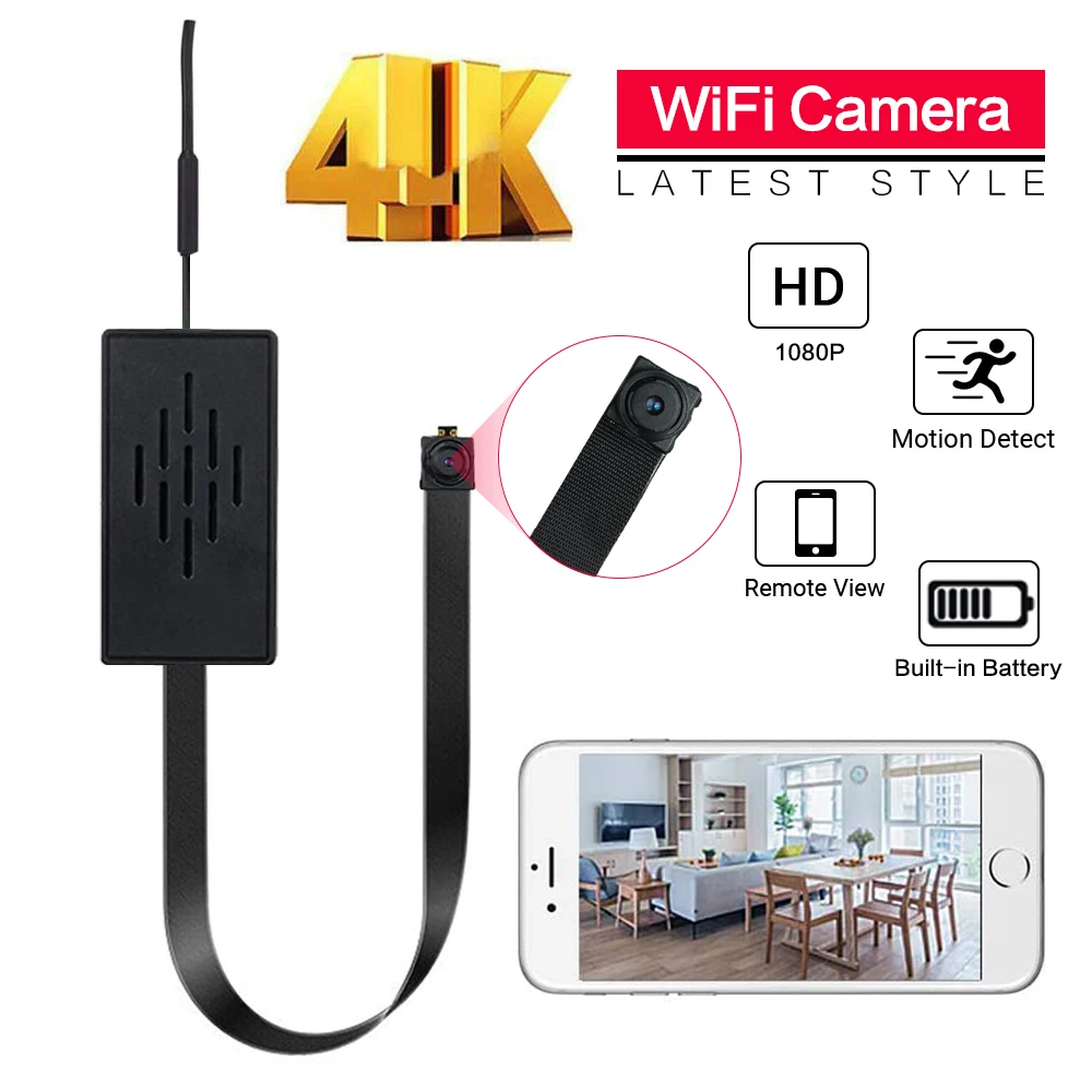 

WiFi IP Mini Camera Recorder HD 1080 Module Motion P2P battery Video surveillance Home security camcorder remote control Hidden