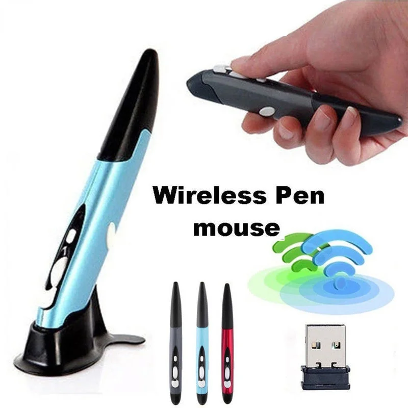 

Mini Wireless USB Optical Pen Mouse Laser Pointer Adjustable 500/1000DPI for Tablet Laptop PC Desktop Usb Wireless Mouse Pen