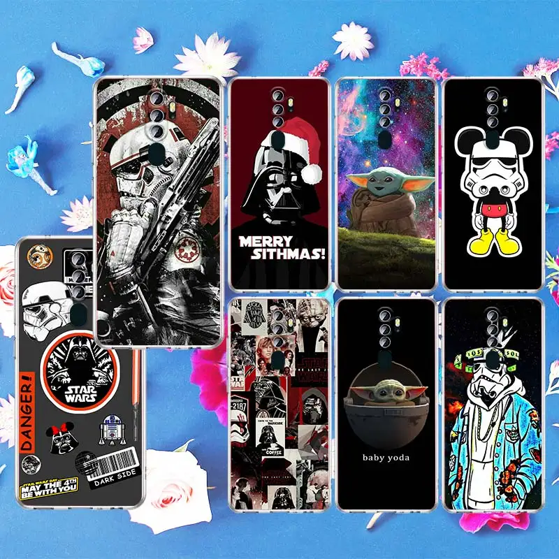 

baby yoda Star Wars For OPPO Find X5 X3 X2 Neo Lite A74 A76 A72 A55 A54S A53 A53S A16S A16 A9 A5 Transparent Phone Case