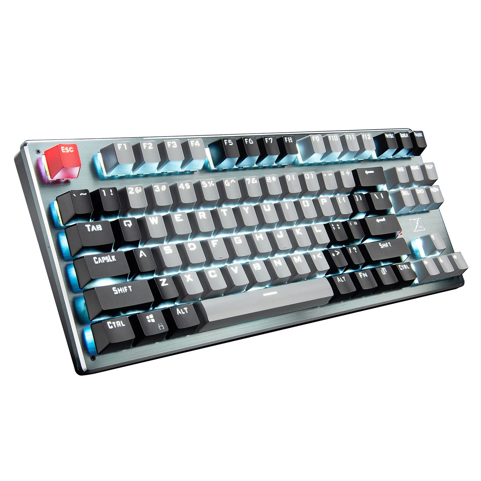 

Клавиатура игровая Механическая с подсветкой, USB Type C, Bluetooth 3 режима, 87 клавиш, для игровых ноутбуков и ПК