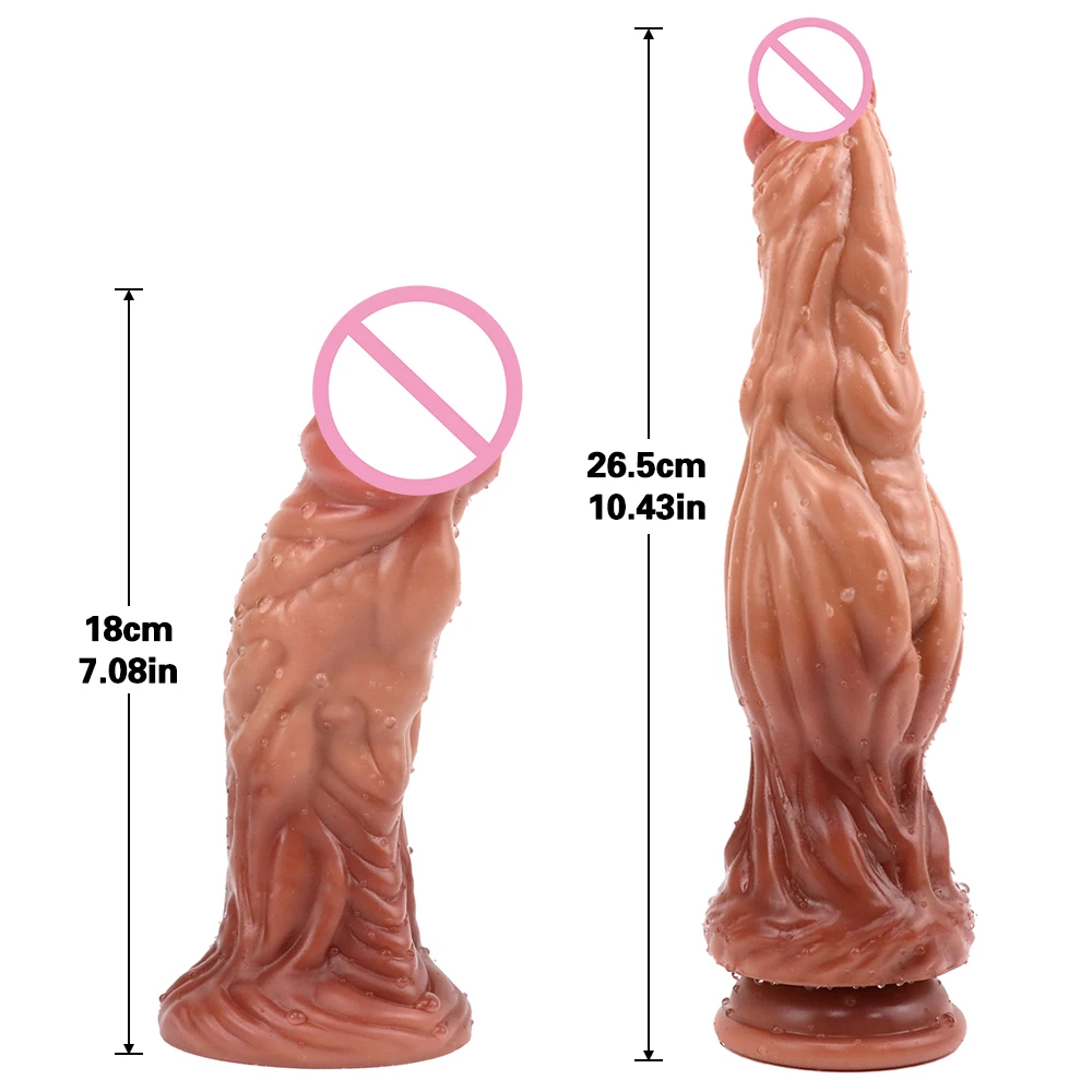 Реалистичный фаллоимитатор с двойной плотностью анальный силиконовая присоска