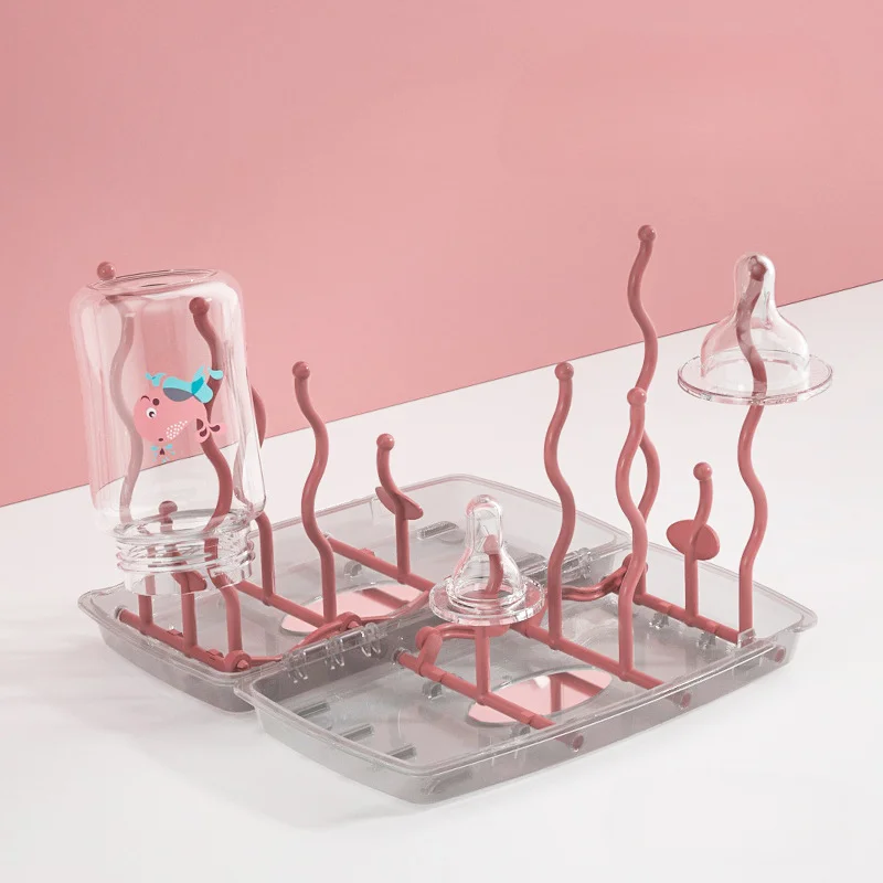 

Bottle Dry Rack Baby Bottle Drain Drying Racks Baby Bottle Cleaning Dryer Drainer Storage Drying Rack