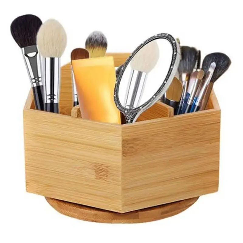 

Art Supply Storage Organizer 360 Rotating Desktop Organizer With Handle Desk Storage Container For Hand Tools Remote Controls
