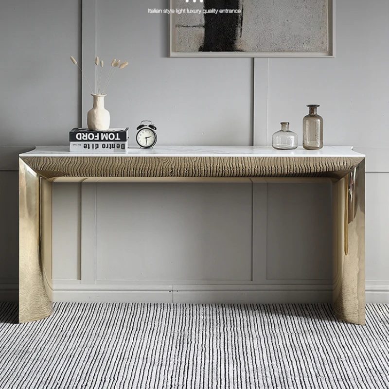 Роскошный светильник Delifeng каменная пластина консоль дверь стена металл