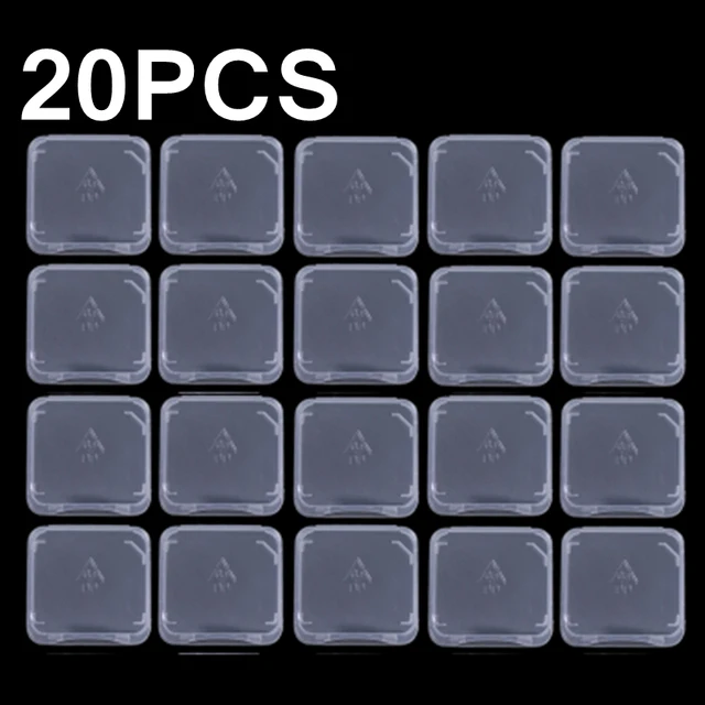 Прозрачный защитный чехол для карт памяти SD, 1 шт.