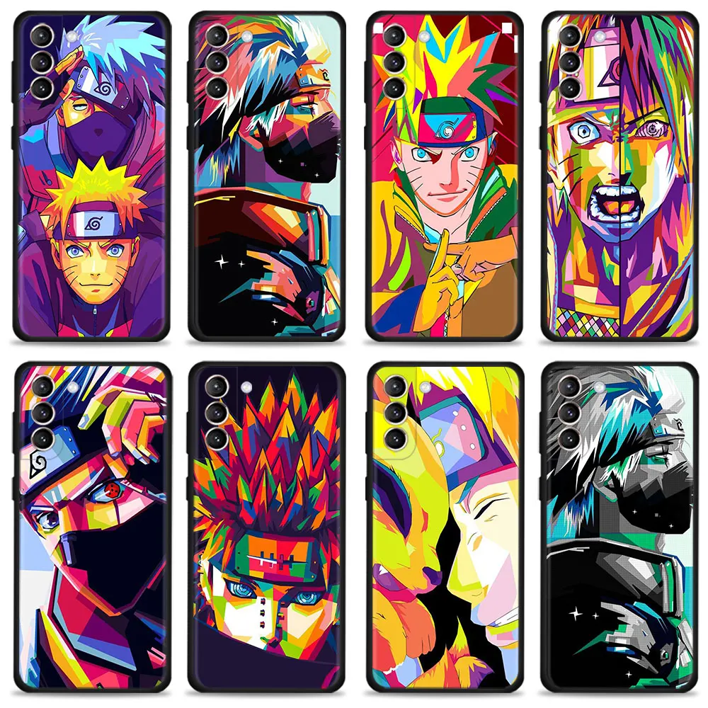 

Силиконовый чехол с рисунком Наруто Итачи Какаси для Samsung S10 S8 S22 Ultra 5G S20 FE 2022 S7 S21 Plus S10e S9