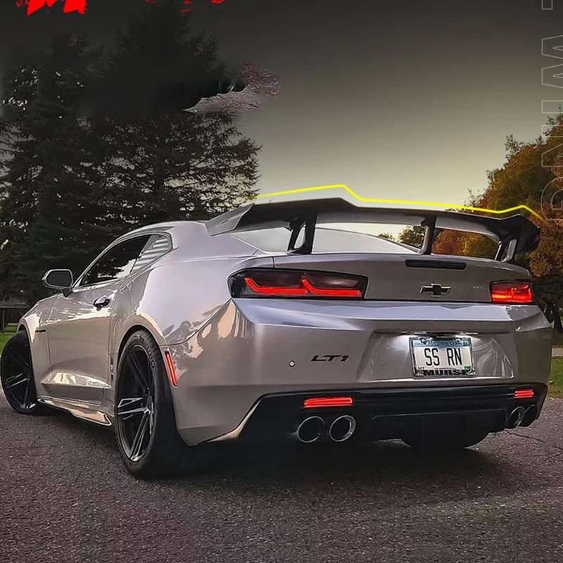 Спойлер для Chevrolet Camaro 2015-2022 ZL1 1LE стиль ABS пластик задняя крышка багажника спойлеры