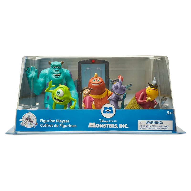 

Disney Monsters Inc 20th Anniversary Model Character Hair Monster Sullivan Action Figure Set Children's Toy Ornament Model Gift