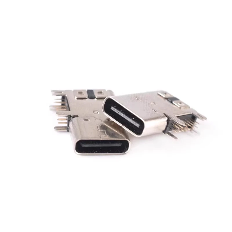 

Розетка USB 3.1 Type-C, боковая вилка, 90-градусная вилка 14P, удлиненная розетка, интерфейс передачи