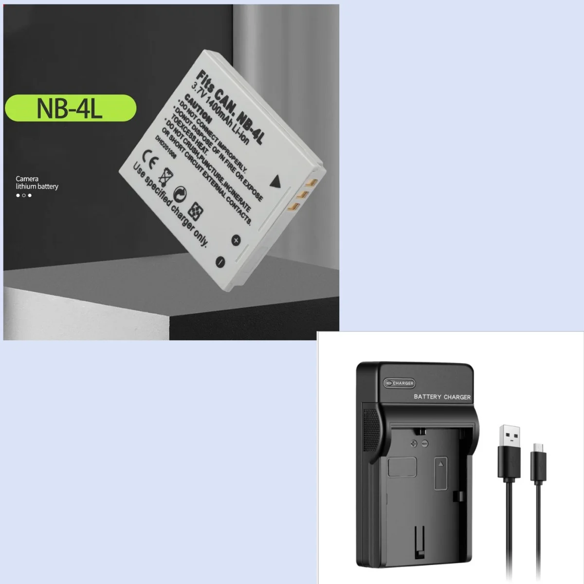 1400 мАч NB-4L NB4L NB 4L аккумулятор или зарядное устройство для камеры Canon IXUS 40 30 50 55 S5 WA60 TX1 DS4 SD960 IS 255 HS Замена аккумулятора (art.: 3920d47d422fa) - 3920d47d422fa