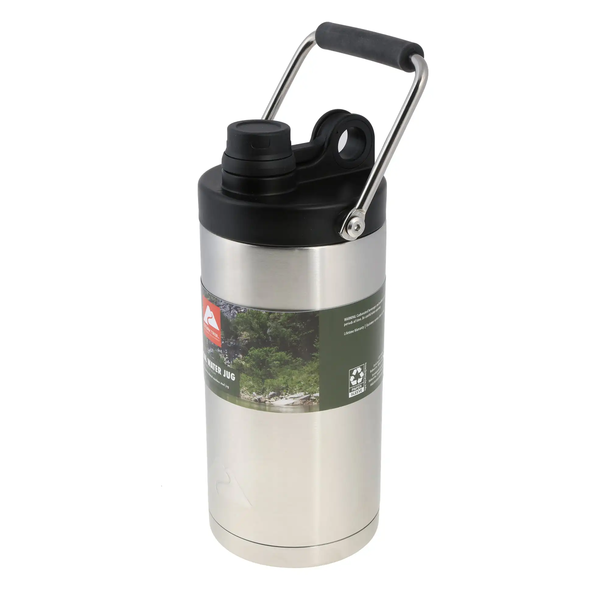 

1/2 Gallon Double-wall Vacuum-sealed Stainless Steel Water Jug