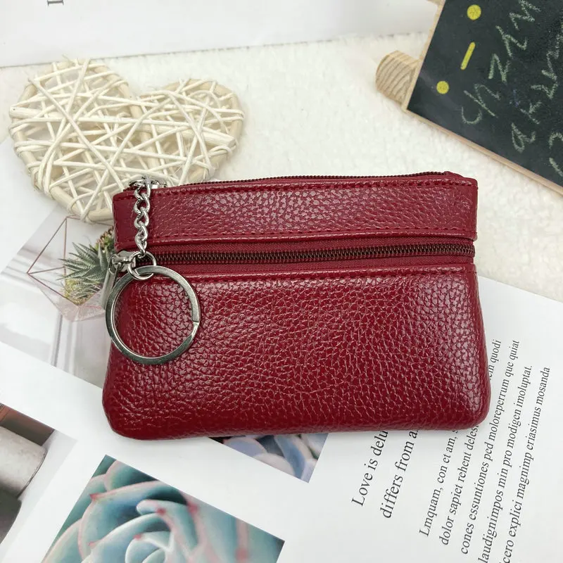 Fashion Zipper Women Short Wallet Small PU Leather Ladies Coin Wallet Mini Coin Purse Small Female Card Holder Money Clip