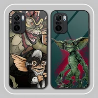 gremlins movie phone case tempered glass for redmi k40 k20 k30 k50 proplus 9 9a 9t note10 11 t s pro poco f2 x3 nfc cover