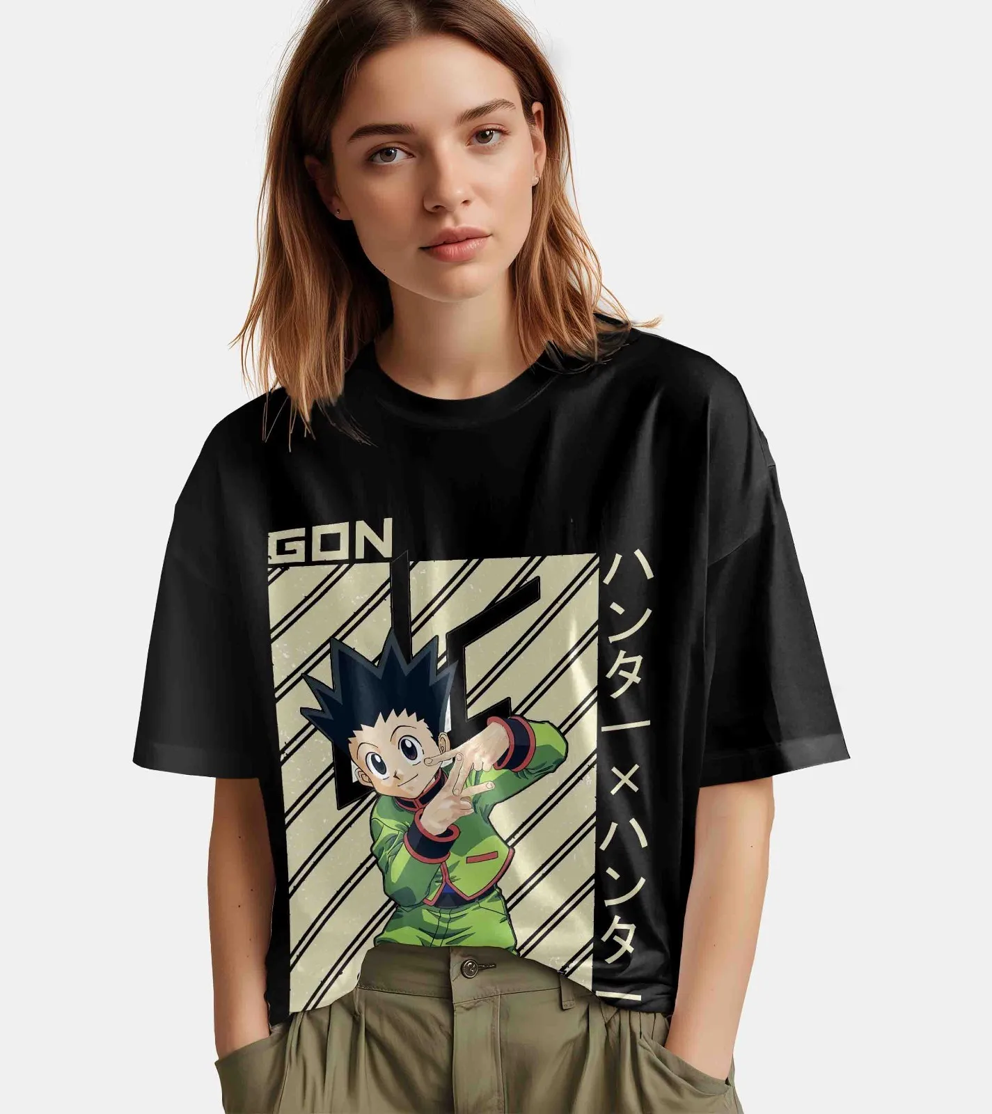 Фото Футболка Hunter x Hunter с Гоном Фриксом, футболка с Килуа, топ HxH, футболка с Хисокой, унисекс, аниме. №4