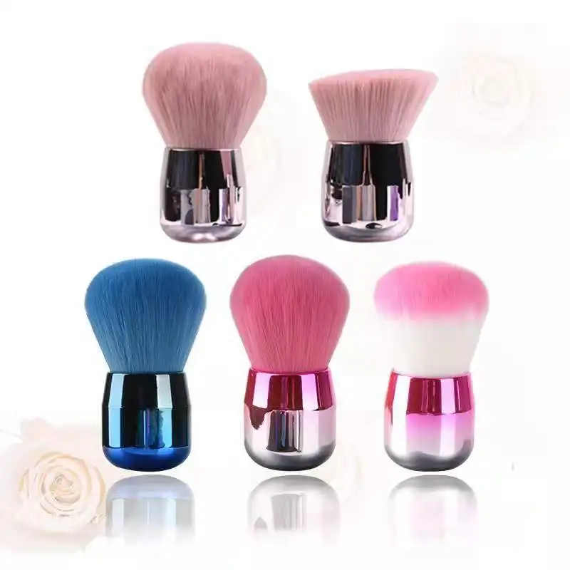 

1 Piece Dust Cleaning Nail Makeup Mushroom Brush Round Professional Nail Art Gel Manicure Brush Accessories Tools Equipment