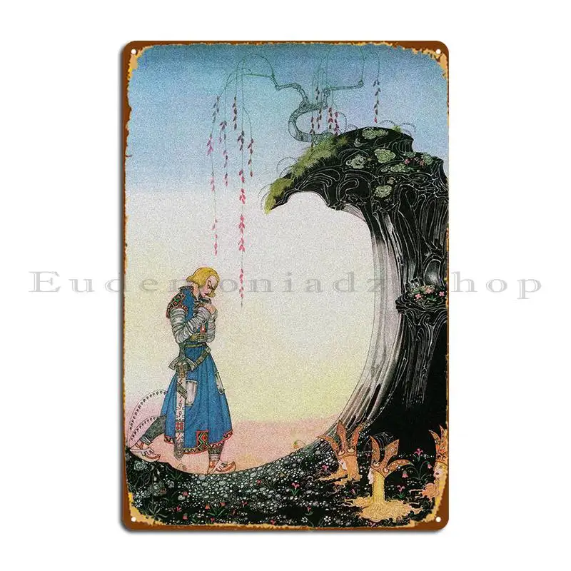 

Металлический плакат с надписью «Hero And Three Princess»