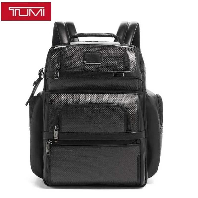 

Alpha 3 Series Men's business full leather carbon fiber rechargeable backpack 2603579d3