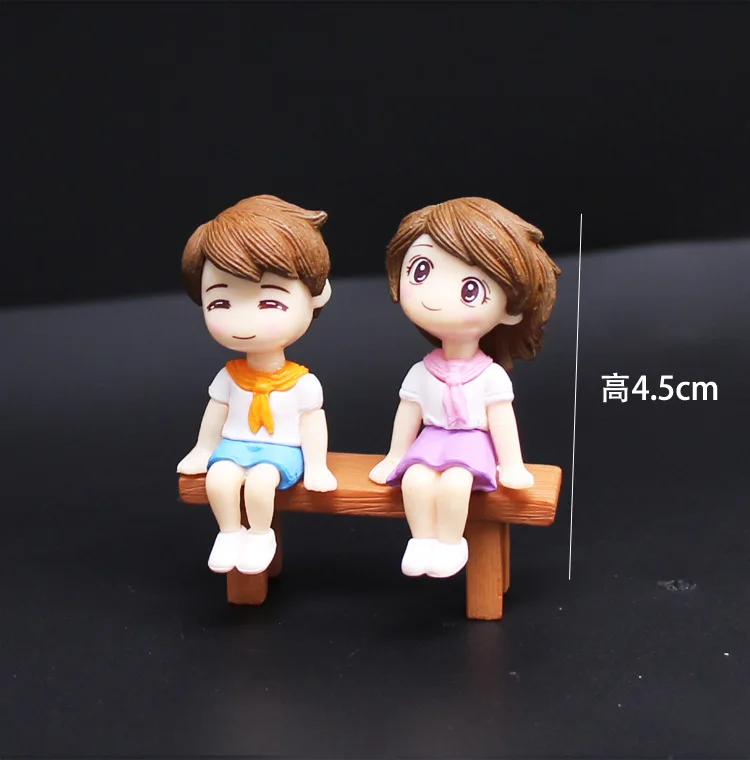 Миниатюрная мини-кукла сделай сам для влюбленных садовый домашний декор подарок