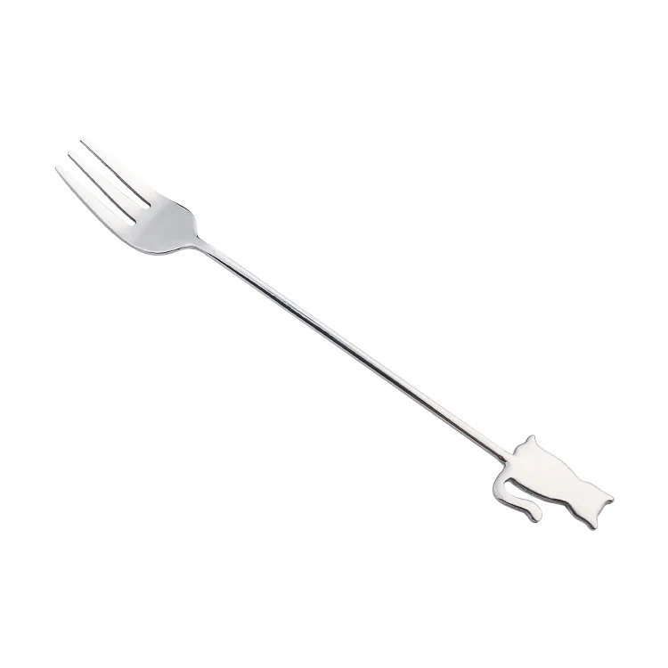 

Ложка-вилка с котом и рыбкой