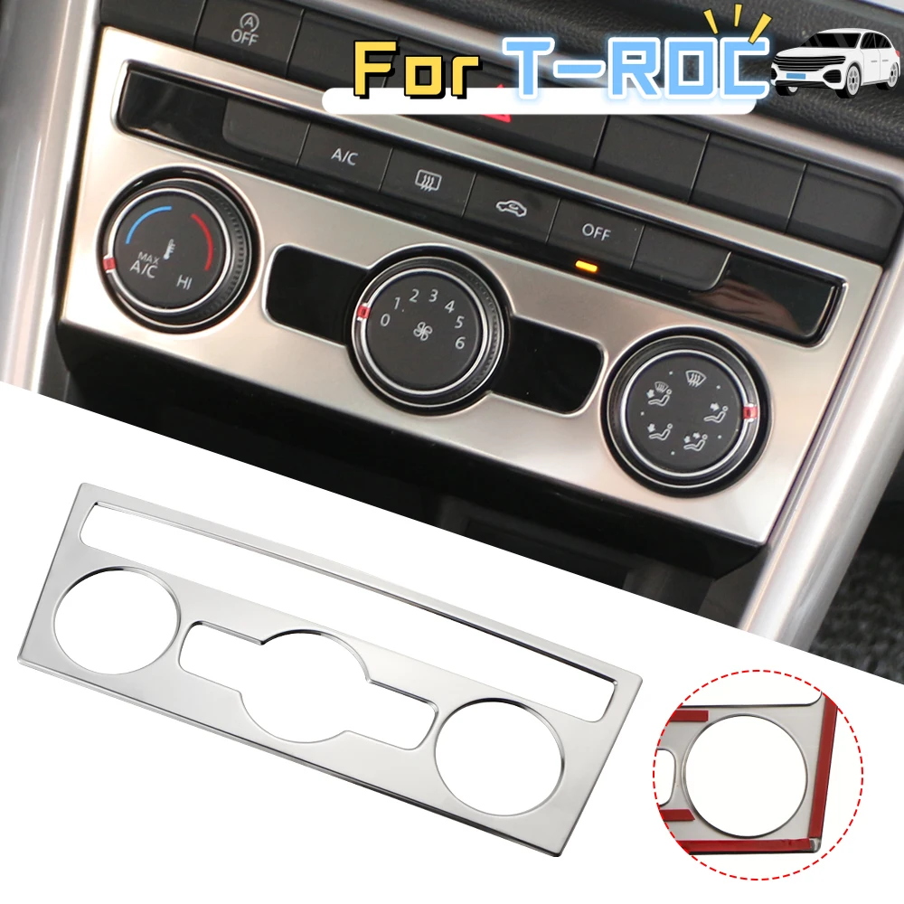 

Стальная Автомобильная Крышка Гайки Тумблера, Совместимая С Volkswagen T-Roc 2018-2022, Аксессуар Для Интерьера