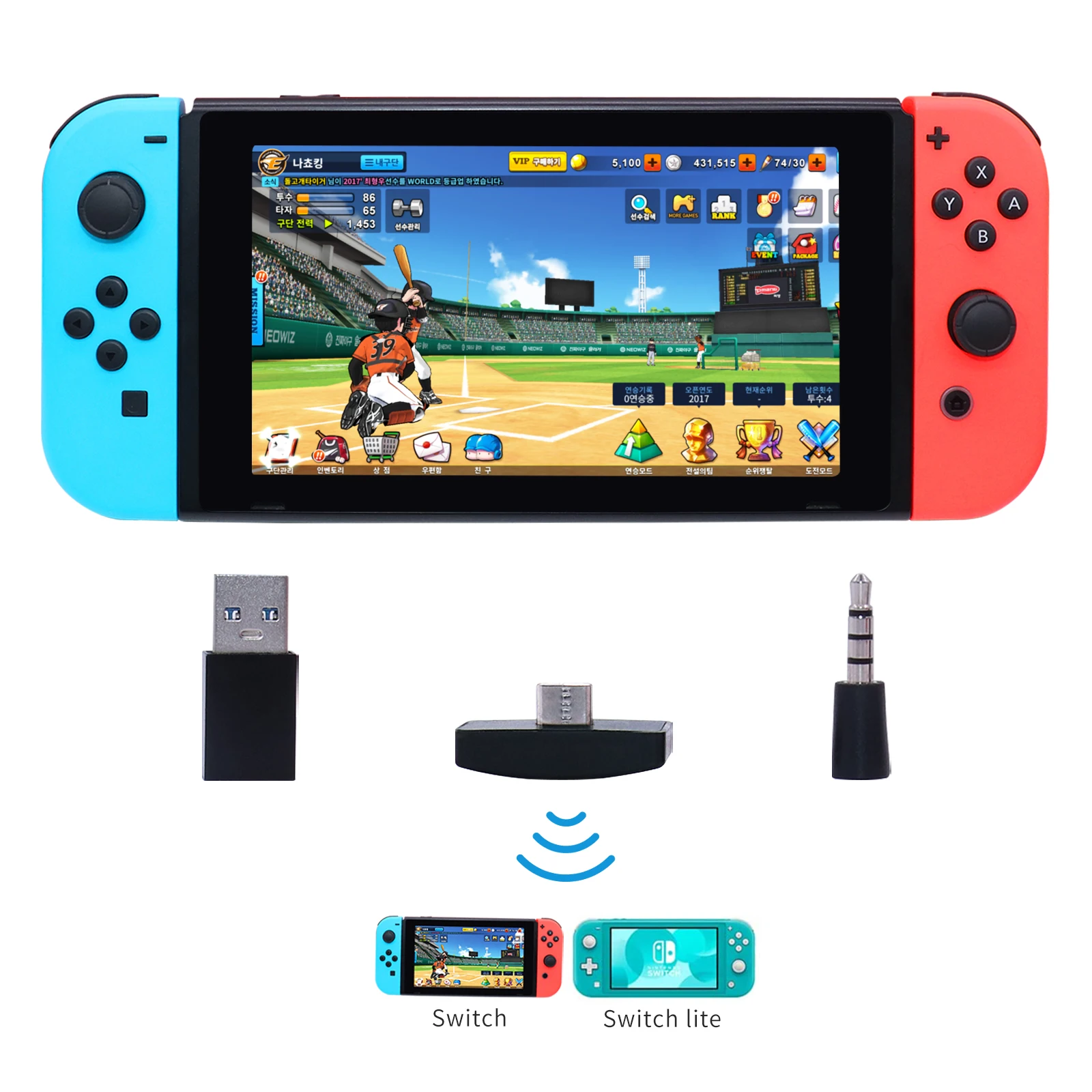 Беспроводной 5,0 Bluetooth-совместимый адаптер USB передатчик VF приемник для Nintendo Switch PS4 PS5 ПК аудио адаптер конвертер