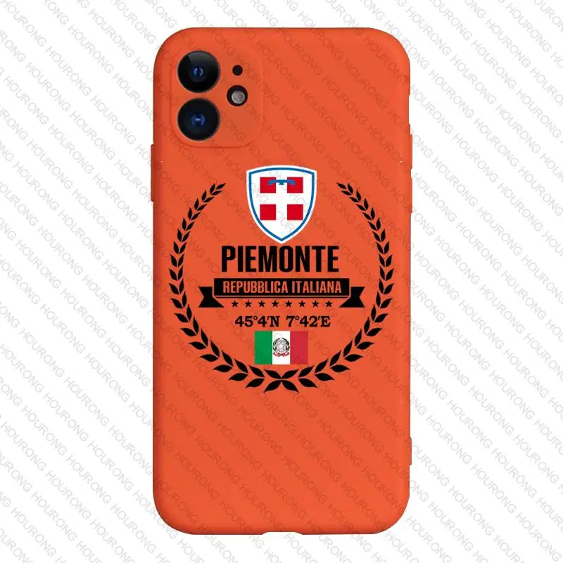 Италия Piemonte герб флаг карта чехол для iPhone 13 12 11 X XS XR 7 8 6S SE Plus Pro Max Mini 2022 |