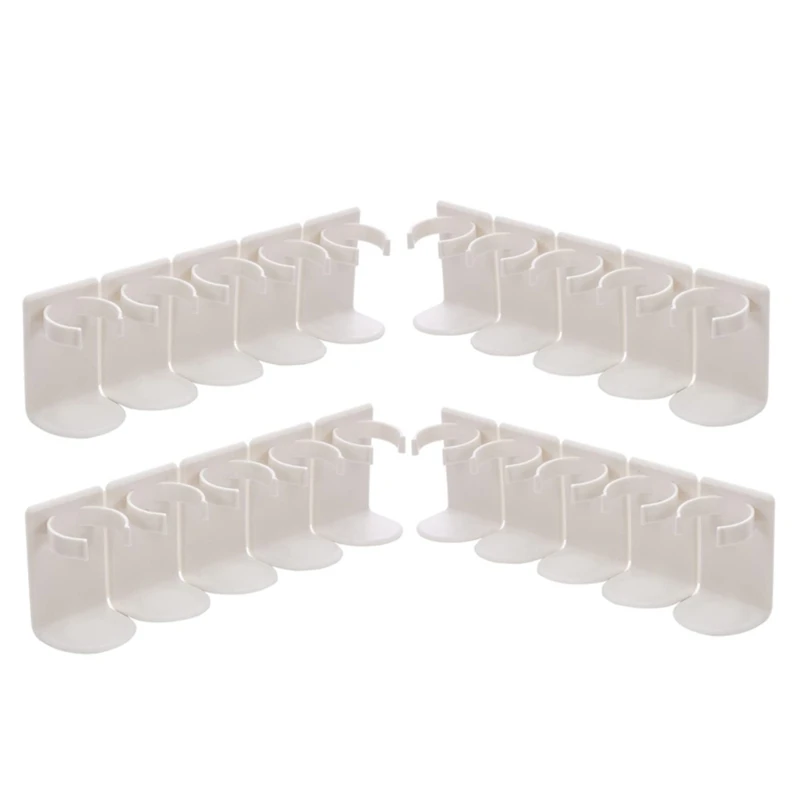 

Q1JB Kitchen Grippers Clips Strip with Base Wall Mount Adhesive Seasoning Rack