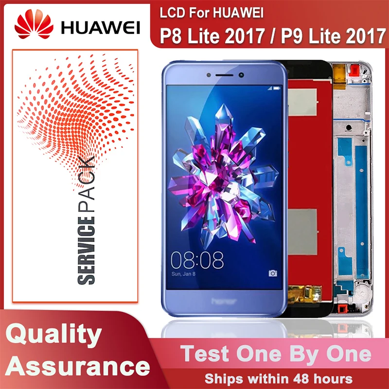 

Оригинальный ЖК-дисплей 5,2 "IPS для Huawei P8 Lite 2017, ЖК-дисплей с сенсорным экраном и дигитайзером в сборе для P9 Lite 2017 PRA-LA1, ЖК-дисплей