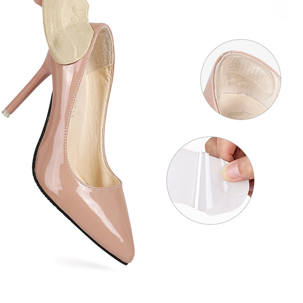Shoe Heel Sticker Insoles Sports Shoes Adjust Size Heel Liner Grips Protector Foot Patch Pain Relief Patch Feet Back Stickers