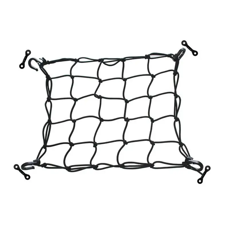 

Cargo Nets For Pickup Trucks 38x38cm Heavy Duty Truck Bed Net With 4 Hooks Bungee Netting Car Accessories