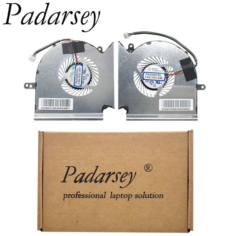 

Pardarsey Brand New CPU Cooling Fan N417 GPU Fan Cooler Set N384 for MSI GL63 GE63 GP63 GV63 GL73 GP73 GE73VR MS-16P1 16P7