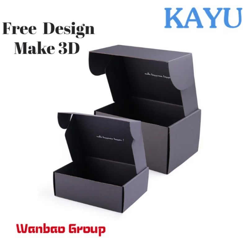 Рисунок 6 - Коричневая Картонная упаковка с логотипом на заказ