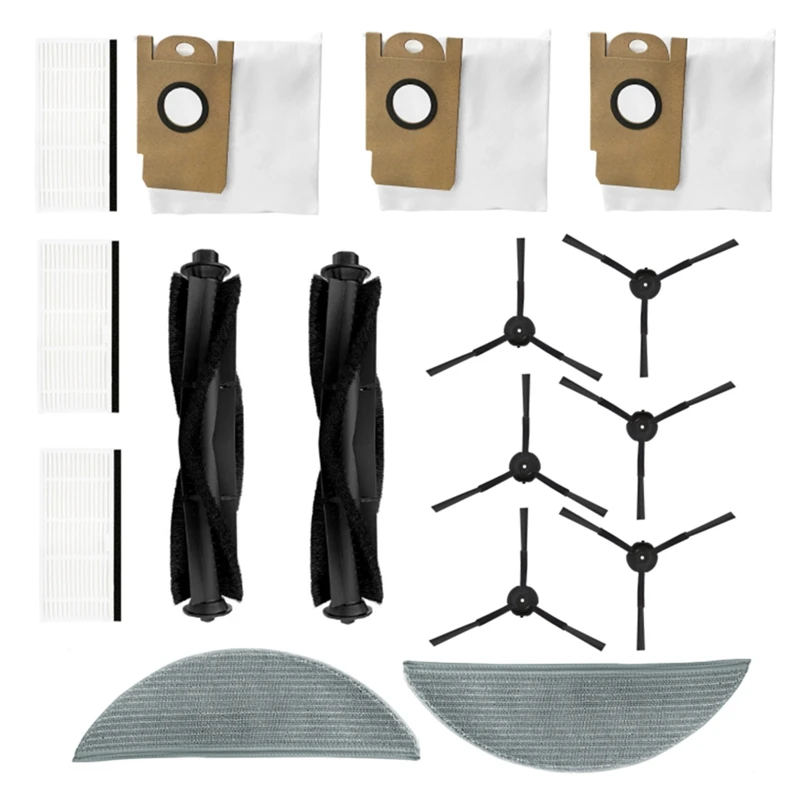 

For Xiaomi Lydsto R1 S1 Robot Vacuum Cleaner Main Side Brush Hepa Filter Mop Cloth Dust Bag Replacement