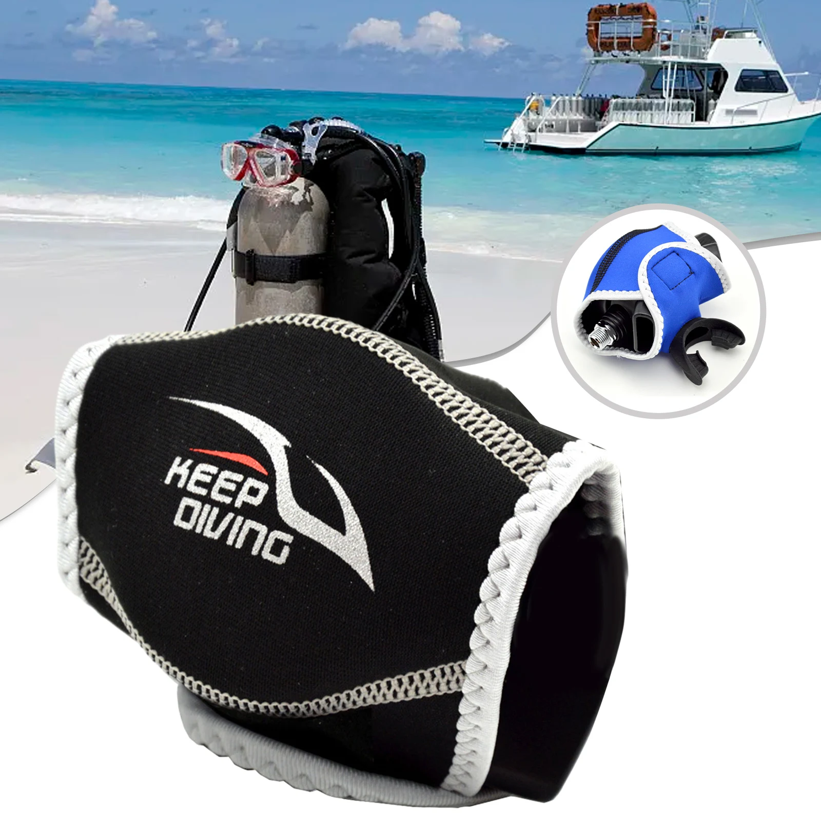 

Diving 2ND Stage Protection Neoprene + Nylon Scuba Diving Regulator Protection Cover For Diving Accessories