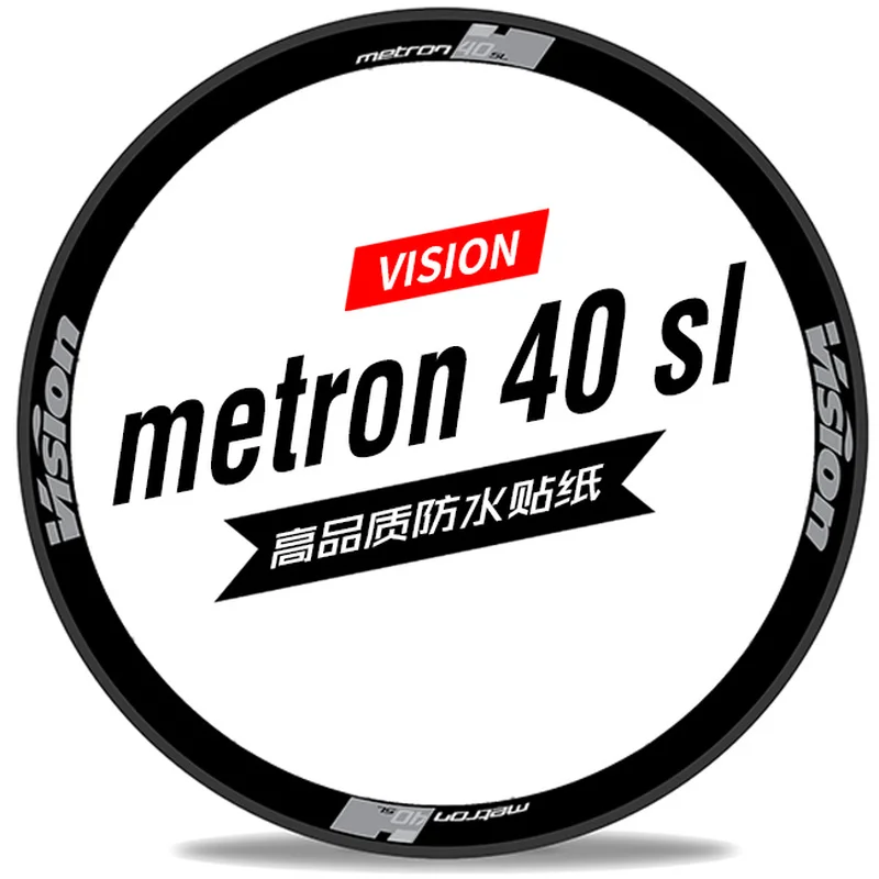 

2021 new vision 40 sl wheel set stickers road bike carbon Bicycle rim waterproof mt40