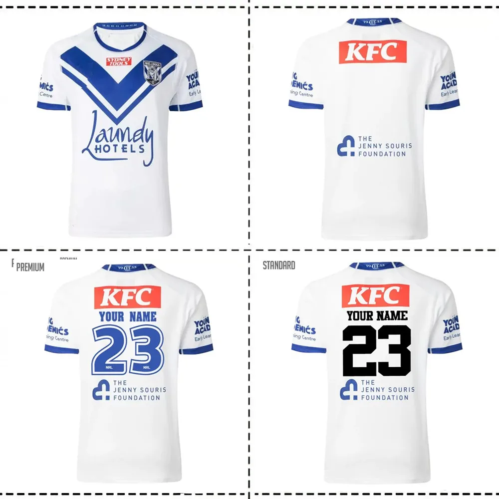 

2023 Bulldogs Home Rugby Jersey Shirt 2023/24 BULLDOGS HOME RUGBY TRAINING JERSEY SHORTS size S---5XL