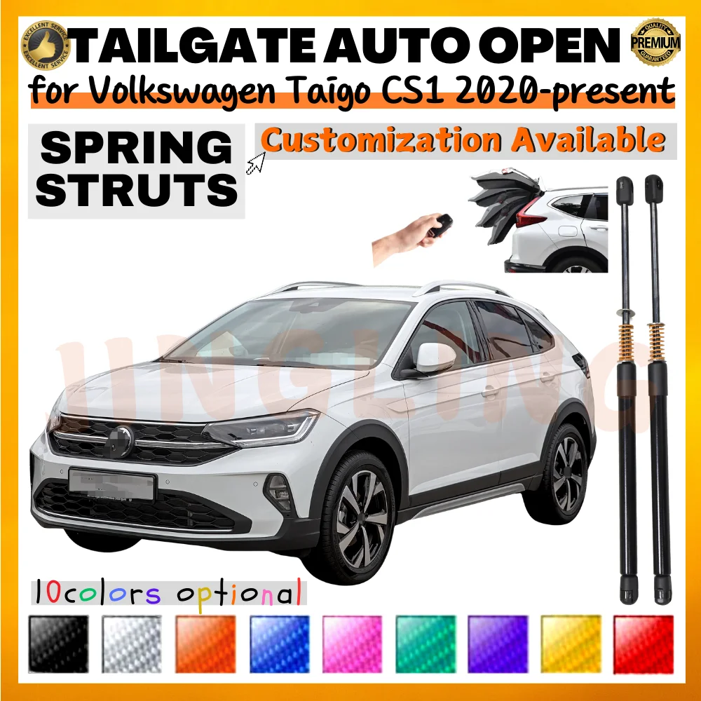 Фото Qty(2) стойки багажника с пружиной для Volkswagen Taigo/Nivus CS1 SUV 2020-настоящее время задней двери багажника, подъемные опоры амортизаторов №1