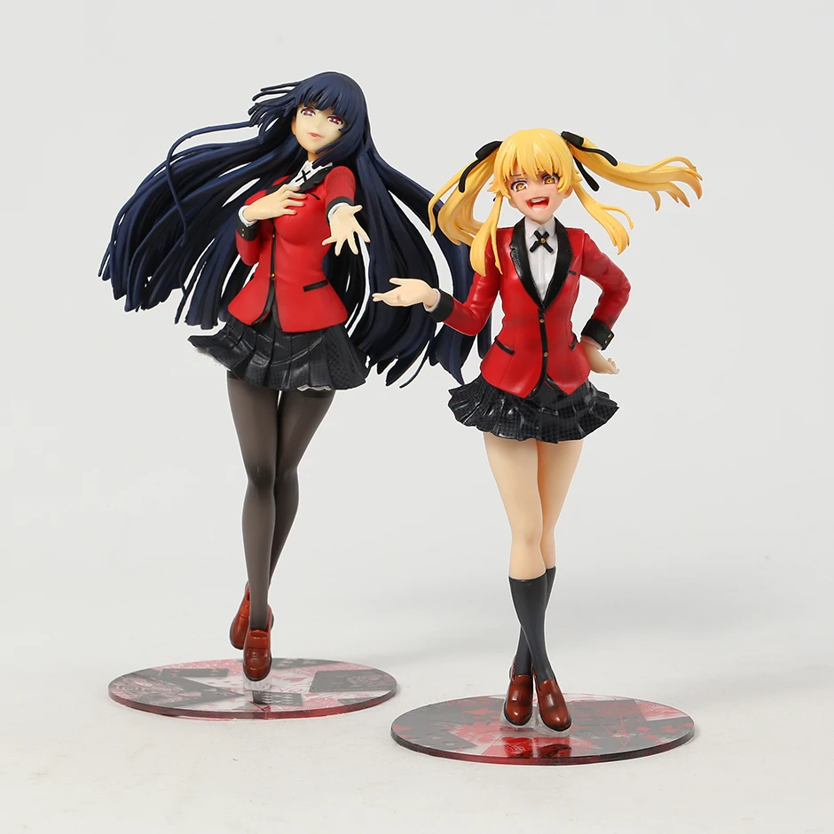 

KAKEGURUI Jabami Yumeko Meari Saotome 1/8 Scale PVC Figure Collectible Model Toy
