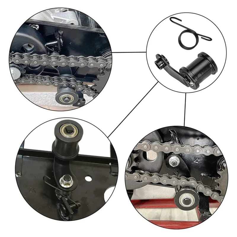 Натяжитель цепи 1-3/4 дюйма ролик для мини-велосипеда 196Cc Coleman CT100U CT200U-EX BT200X Hensim Baja AUX