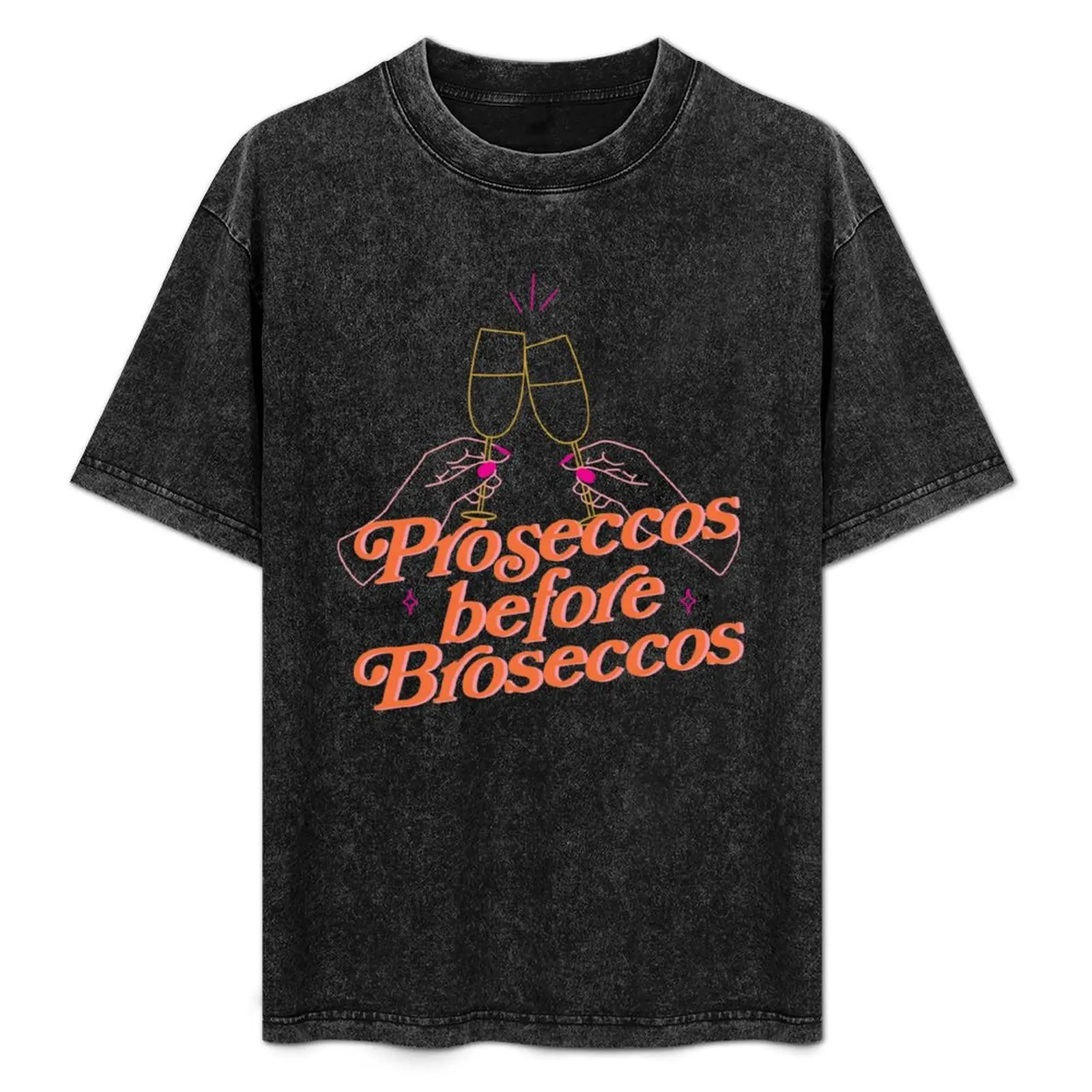 Фото Футболка Proseccos before Broseccos, устойчивая к поту, для тренировок №1