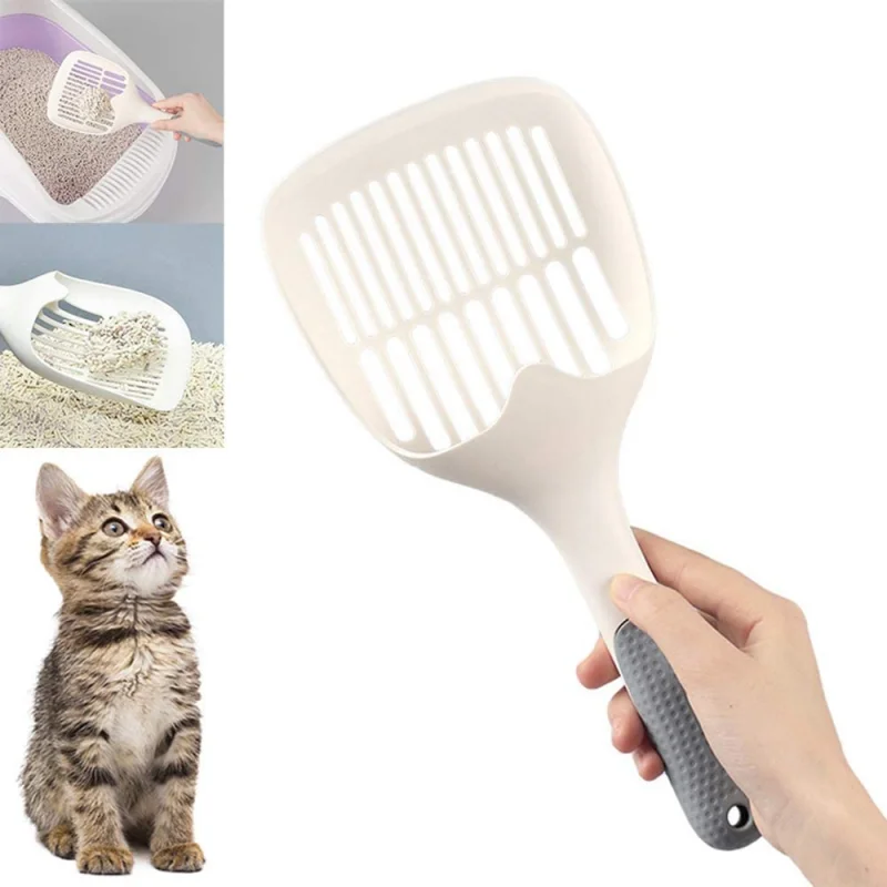 

Cat Litter Scoop Plastic Durable Pet Poo Shovel Practical Pets Poop Scooper Cat Sand Cleaning Products For Cats Suppiles