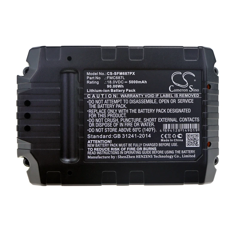 

CS Battery for FMC675B-XE FMC761B-XE FMC625D2 FMC645D2 FMC710D2-XE FMC705B-XE FMC770B-XE FMC698B