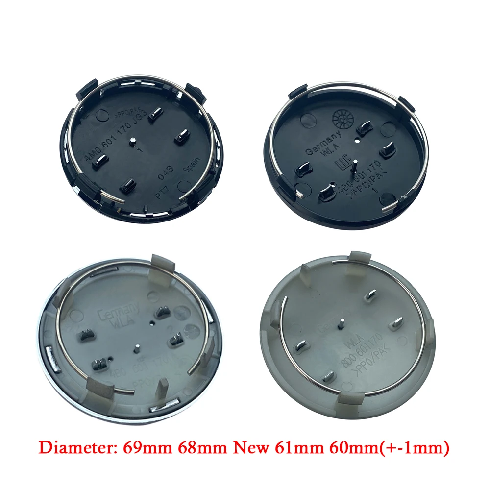 4 шт. 60 мм 61 68 69 автомобильный Стайлинг центральная крышка колеса крышки ступицы